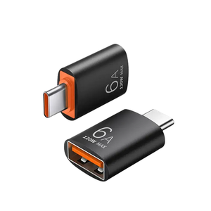 Adaptor pengisi daya ponsel, <span class=keywords><strong>USB</strong></span> 120 Tipe <span class=keywords><strong>C</strong></span> <span class=keywords><strong>OTG</strong></span> 6A 3.0 W, Tipe <span class=keywords><strong>C</strong></span> pria ke <span class=keywords><strong>USB</strong></span> wanita <span class=keywords><strong>OTG</strong></span> <span class=keywords><strong>USB</strong></span> <span class=keywords><strong>C</strong></span> konverter pengisi daya ponsel untuk Samsung Huawei Xiaomi - Product Image 1