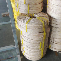 Cordons synthétiques torsadés couleur beige tan Manila, cordes en polysteel de 4 mm à 60 mm