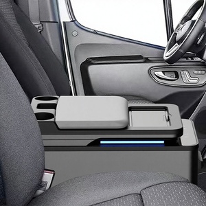 Refrigerador para Consola Central de Mercedes Benz Sprinter con Reposabrazos Delantero, Portavasos y Compresor de Enfriamiento para Modificación y Actualización - Product Image 2