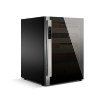 Humidor Commercial 150L pour Cigares, Refroidisseur pour 400-600 Cigares, Refroidissement par Cascade d'Air, Contrôle de la Température et de l'Humidité, Étagères en Bois de Cèdre