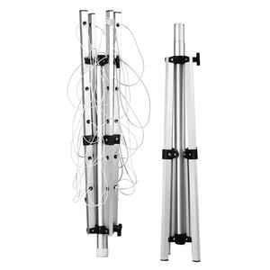 Promotion : Séchoir à linge télescopique en aluminium pliable, support de séchage de vêtements sur pied pour intérieur et extérieur - Product Image 4