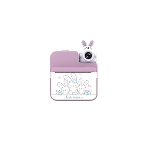 Cartoon <b>Rabbit</b> Instant Print Kids Digital Camera Thermal Printing 2.5 Inch Screen Cute Children <b>Toy</b> Camera - Product Image 2