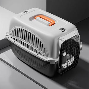 Portable Solide Motif Chat Transporteur De Poche En Plastique Sac De Voyage Boîte À Air Chat <span class=keywords><strong>Cage</strong></span> pour Animaux De Compagnie Chien Voiture <span class=keywords><strong>Cage</strong></span> Sacs À Dos - Product Image 1