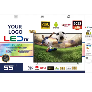 Frameless 4K UHD Smart LED <b>TV</b> 60Hz >55" Hotel <b>TV</b> with Built-In Speaker WiFi Black Flat Screen - Product Image 5