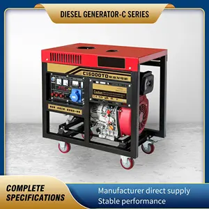 Générateurs diesel de puissance portative de générateurs diesel de puissance d'utilisation commerciale pour la maison
