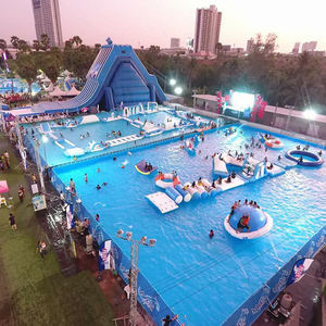 Parc aquatique flottant gonflable géant de qualité commerciale, de conception différente, meilleur vendeur - Product Image 4