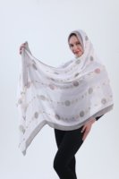 Nouvelle mode longue paillettes Hijab pour femmes musulmanes automne châles respirant Jacquard Viscose Modal Dubaï brillant coton écharpe