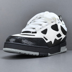 Baskets compensées épaisses pour femmes grandes tailles, en maille multi-matériaux, à lacets, semelle épaisse, respirantes, légères, antidérapantes, pour le basketball - Product Image 3