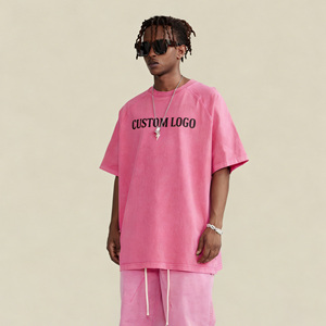 Camiseta al por Mayor de Alta Calidad, Informal, con Logotipo Personalizado, Gráfico, 210 Gramos, Unisex, Talla Grande, 100% Algodón, Tejido de Punto, Estilo Desgastado - Product Image 3