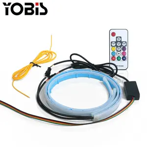 auto led strip 60cm 5050 rgb strip ultra led lamp for car