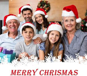 Chapeau de Noël Père Noël en peluche, cadeau de Noël, joyeux Noël, chapeau de Noël classique pour enfants et adultes - Product Image 5