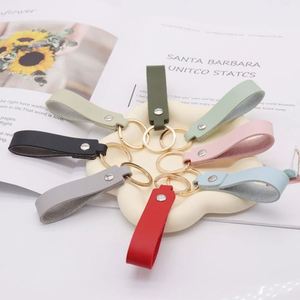 <b>Custom</b> Logo Promotion Fashion Business Gift Leather Key Chain Car Key Strap Waist Wallet KeyChains Keyrings PU Leather <b>Keychain</b> - Product Image 5