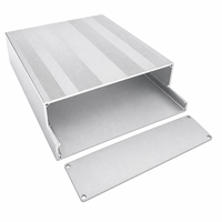 Boîtier en aluminium 178*50*200mm, large, pour montage mural, pour racks et projets électroniques DIY