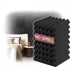 Plaque de mousse de polyuréthane de 2 pouces d'épaisseur, panneaux acoustiques d'absorption acoustique pour la salle de sport, cabines insonorisées, tapis d'<span class=keywords><strong>isolation</strong></span> acoustique en caoutchouc - Product Image 1