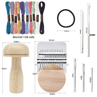 Kit de réparation de point de croix PatchMaker avec aiguilles à tapisserie et fils à coudre pour accessoires de réparation