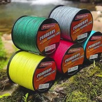 Ligne de pêche en gros d'usine de Proberos X4 tressé 300m PE ligne principale ligne de pêche Super forte