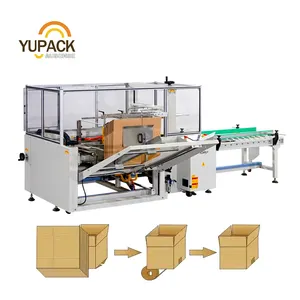 Fully Automatic Bottom Folding Carton Case Erector Bottom Sealing Machine