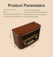 China Retro Tragbares Radio DAB/DAB+ Digitalradio