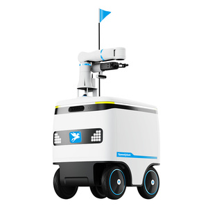 Robot de livraison de nourriture pour café et pizza, étanche, pour service à emporter, intérieur et extérieur, Speedybot, robot de livraison extérieur S - Product Image 3