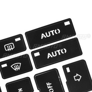 สติ๊กเกอร์ซ่อมปุ่มควบคุมแอร์รถยนต์ 1 ชิ้น สำหรับ Audi A4 B6 B7 ปี 2000 2001 2002 2003 2004 - Product Image 4