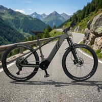Vélo de montagne à cadre rigide Bafang M510 36V 95NM en fibre de carbone, moteur central léger, 11 vitesses, freins à disque hydrauliques