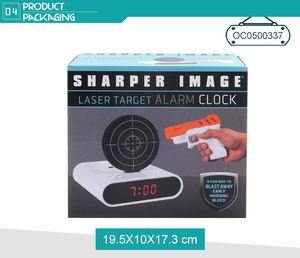 ของเล่นตลก ปืนเลเซอร์อิเล็กทรอนิกส์ เกมยิงเป้า นาฬิกาปลุก - Product Image 4