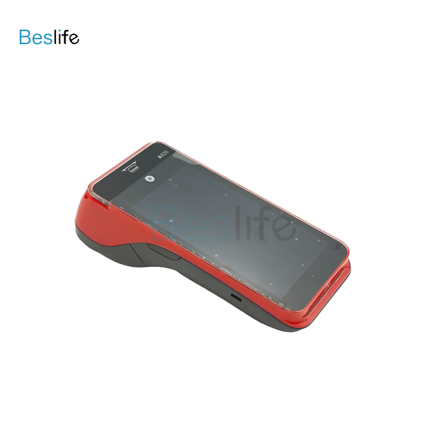 EDC A920 red NFC POS Terminal with 4G Android 7.1 WiFi BT-Secure Payment Solution for EDC Machine A920 Mobile POS