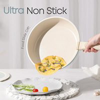 11 pièces ustensiles de cuisine antiadhésifs poignée détachable/amovible Induction aluminium casseroles et poêles en céramique ensemble allant au four