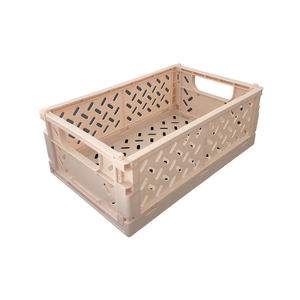 कारखाने भंडारण स्टैकेबल तह प्लास्टिक क्रट वनस्पति फल प्लास्टिक की टोकरी pp प्लास्टिक फोल्डेबल क्रट - Product Image 3