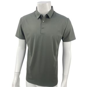 Camiseta Polo de Spandex de nailon de rendimiento de lujo, camiseta de Golf de negocios informal inteligente para hombres - Product Image 5