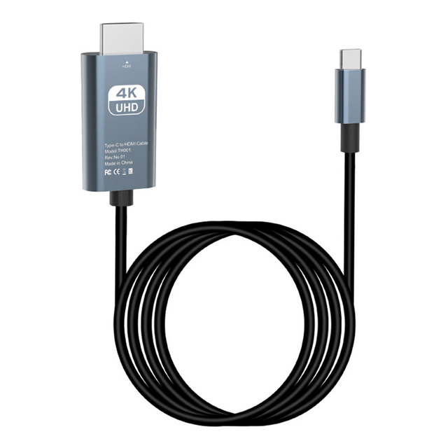 Factory Direct Type-C to HDMI 4K Cable - Competitive Price & Reliable Quality for Phones, Laptops, TVs & Tablets