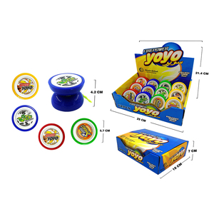 Jouets Yoyo en plastique colorés et pas chers, avec roulement magique, pour démonstration de compétences, avec logo personnalisé, cadeau publicitaire promotionnel - Product Image 6