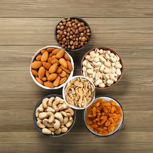 Assortiment de noix et de fruits secs de qualité supérieure, mélange énergétique sain, collation, cadeau, pistaches, amandes, noix de cajou, raisins secs, frais - Product Image 2
