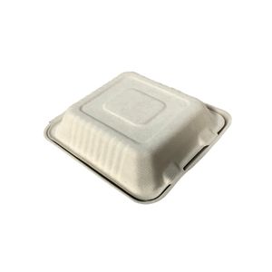 Manluen Food Pack eco-friendly <span class=keywords><strong>cibo</strong></span> <span class=keywords><strong>da</strong></span> <span class=keywords><strong>asporto</strong></span> imballaggio <span class=keywords><strong>cibo</strong></span> compostabile rettangolo biodegradabile contenitore a conchiglia - Product Image 2