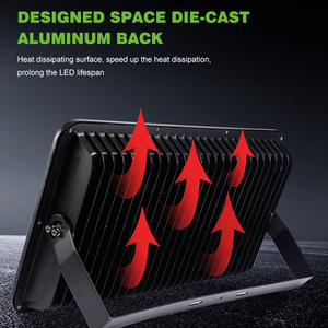 Đèn Pha <span class=keywords><strong>Led</strong></span> Ngoài Trời 100w200w300w400w500w đèn pha công suất cao ngoài trời không thấm nước vuông tòa án ánh sáng tại chỗ - Product Image 3