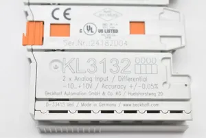 BECKHOFF KL3132 |   Terminal de bus, entrada analógica de 2 canales, voltaje, 16 bits, diferencial, alta precisión - Product Image 3