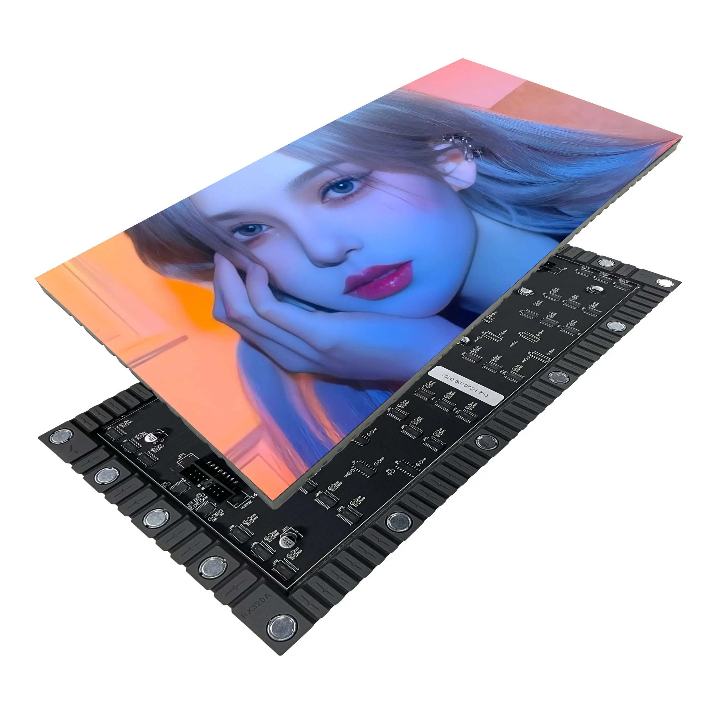 P2.5 Indoor Full Color Flexible LED Display Module HUB75 320*160mm 128*64 Resolution SMD RGB P2.5 Soft LED Panel Matrix