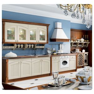 Ensemble de <span class=keywords><strong>menuiserie</strong></span> résidentielle de luxe moderne pour les projets de constructeurs et de développeurs, armoires de cuisine en bois massif - Product Image 2
