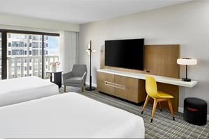 Ensemble de meubles de chambre à coucher personnalisé pour l'hôtel Hyatt Regency d'Atlanta, MDF avec placage, meubles de chambre à coucher, lit double, tête de lit, table de chevet - Product Image 6