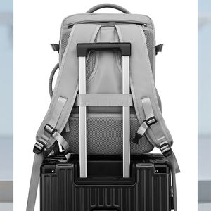 Sac à dos de voyage imperméable de grande capacité avec fermeture à glissière, design de mode personnalisé et tendance - Product Image 5