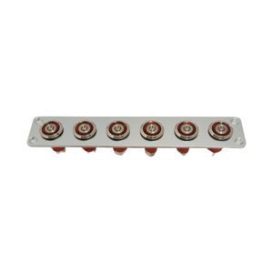 แผงโลหะฝ้ารุ่น YH-DY-23-5, แผงปุ่มโลหะ 5 ตำแหน่ง, 16A DC12V, สวิตช์ปุ่มอะลูมินา - Product Image 4