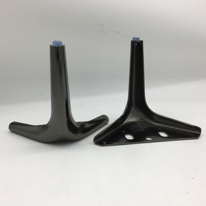 Pata de Mueble H150mm, Color Negro Metálico, Acero Laminado en Frío con Recubrimiento en Polvo, Diseño Minimalista, Resistente, para Sofá - Product Image 3