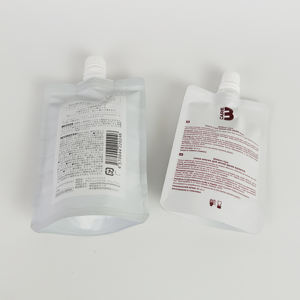 Sachets de boisson réutilisables en plastique laminé de qualité alimentaire bec verseur 150ml sachets à bec verseur - Product Image 5