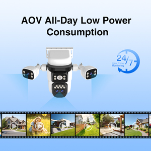O-kam Pro bg621zs 6K 12MP aov không dây 4G <span class=keywords><strong>camera</strong></span> an ninh năng lượng mặt trời với <span class=keywords><strong>3</strong></span> ống kính Zoom 10x CMOS mạng <span class=keywords><strong>IP</strong></span> trong nhà Bảo hành 1 năm - Product Image 6