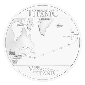 Le <span class=keywords><strong>voyage</strong></span> du Titanic Pièce de collection plaquée argent Souvenir Royaume-Uni Titanic Collection Art Pièce commémorative - Product Image 4