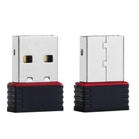 Mini adaptador inalámbrico USB WiFi Dongle USB2.0 150Mbps WLAN LAN Wi-Fi Dongle receptor para PC escritorio tableta USB WIFI tarjeta de red