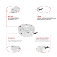 Kunwei industriel prix bon marché capteur forcé 6 axes 96mm 100N 200N 300N 400N 2000N pour Robots