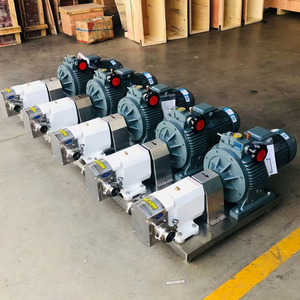 1Hp Food Grade Stainless Steel SS304 High Viscosity Rotary Lobe <b>Pump</b> With Mechanical Stepless Speed Regulation - Product Image 4