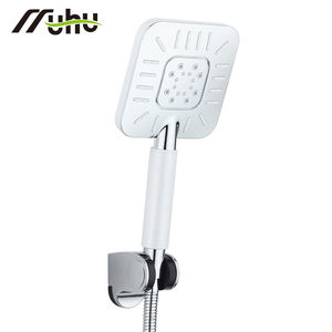 رأس دش يدوي قابل للتعديل بزاوية متوافق مع معظم أنظمة السباكة في الحمامات، بواجهة عالمية مقاس 1/2 بوصة - Product Image 1