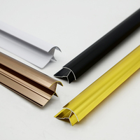 Perfiles de Aluminio Duraderos de Alta Calidad para Bordes de Azulejos, Paneles de Pared, Accesorios Metálicos de Estilo Moderno